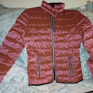 Black Rivet Lightweight Packable Down Filled Ski Jacket